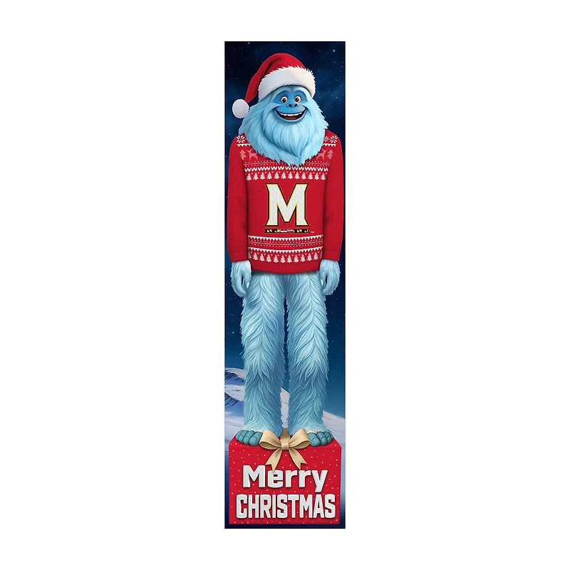 Maryland Terrapins 48" Yeti Christmas Leaner