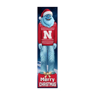 Nebraska Huskers 48" Yeti Christmas Leaner
