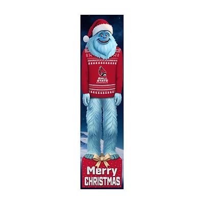 Ball State Cardinals 48" Yeti Christmas Leaner