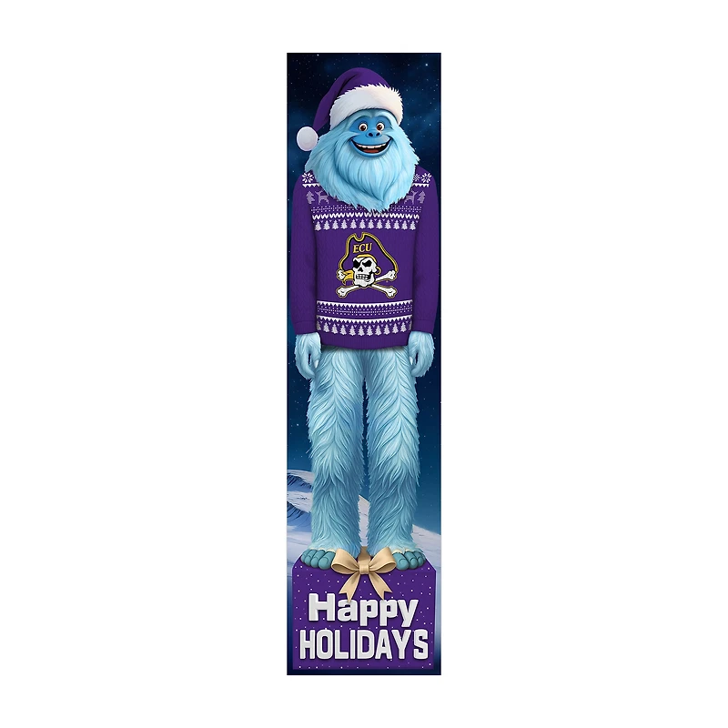 ECU Pirates 48" Yeti Christmas Leaner