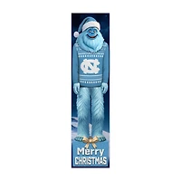 North Carolina Tar Heels 48" Yeti Christmas Leaner
