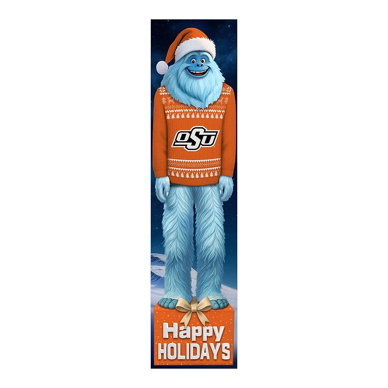 Oklahoma State Cowboys 48" Yeti Christmas Leaner