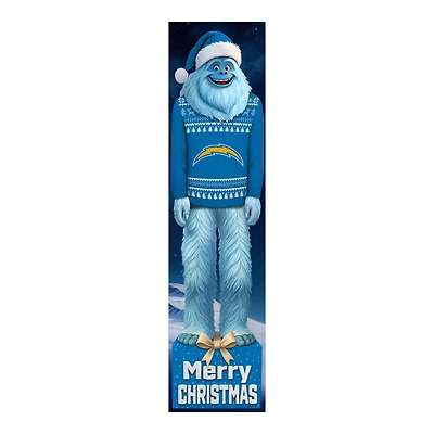 Los Angeles Chargers 48" Yeti Christmas Leaner