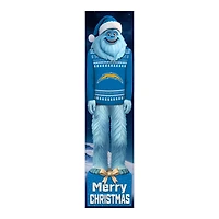 Los Angeles Chargers 48" Yeti Christmas Leaner