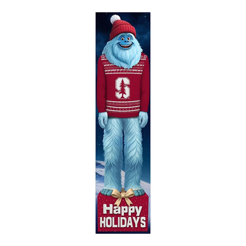 Stanford Cardinal 48" Yeti Christmas Leaner