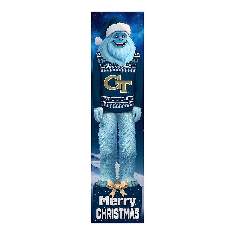 Georgia Tech Yellow Jackets 48" Yeti Christmas Leaner