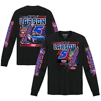 Men's Hendrick Motorsports Team Collection Black Kyle Larson Two-Time NASCAR Cup Series Champion Long Sleeve T-Shirt