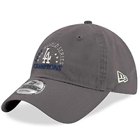 Men's New Era Gray Los Angeles Dodgers 2025 World Series Champions 9TWENTY Adjustable Hat