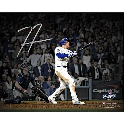 Freddie Freeman Los Angeles Dodgers Autographed 16" x 20" 2025 World Series Game 3 Walk-Off Home Run Spotlight Photograph