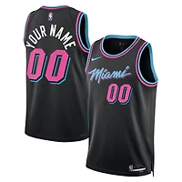 Unisex Nike Black Miami Heat 2025/26 City Edition Swingman Custom Jersey