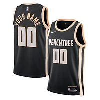 Unisex Nike Black Atlanta Hawks 2025/26 City Edition Swingman Custom Jersey