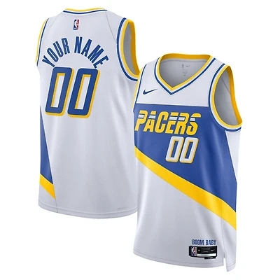 Unisex Nike White Indiana Pacers 2025/26 City Edition Swingman Custom Jersey
