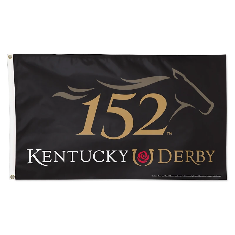 WinCraft 152nd Kentucky Derby 3' x 5' Deluxe Flag