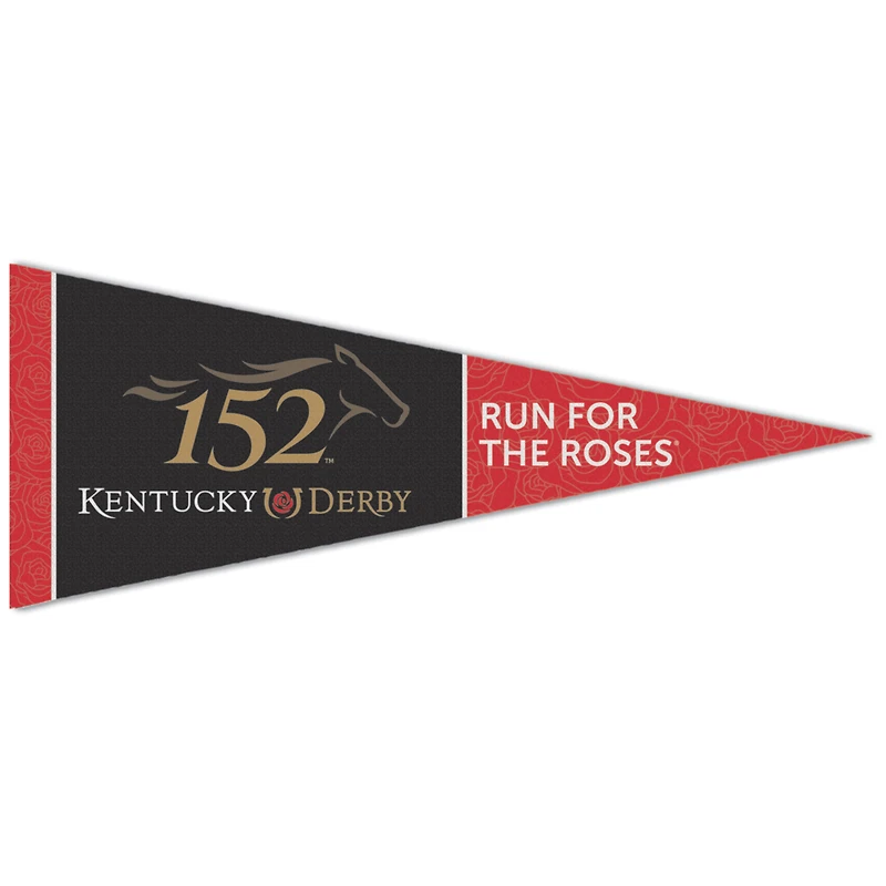 WinCraft 152nd Kentucky Derby 12" x 30" Premium Pennant