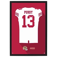 Brock Purdy San Francisco 49ers 14" x 20" Framed Jersey Print