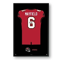 Baker Mayfield Tampa Bay Buccaneers 14" x 20" Framed Jersey Print