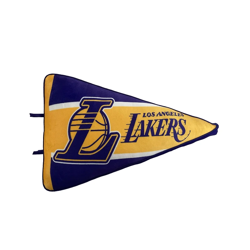 Pegasus  Los Angeles Lakers Half Stripe Pennant Pillow