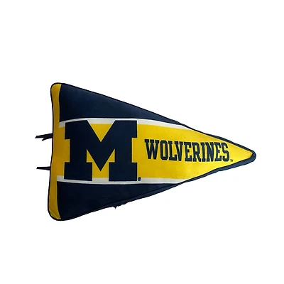 Pegasus  Michigan Wolverines Half Stripe Pennant Pillow