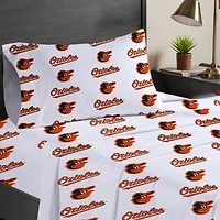 Pegasus  Baltimore Orioles Three-Piece Twin Sheet Set