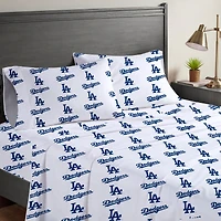Pegasus  Los Angeles Dodgers Four-Piece Full Sheet Set