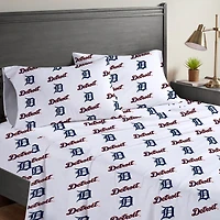 Pegasus  Detroit Tigers Four-Piece Queen Sheet Set