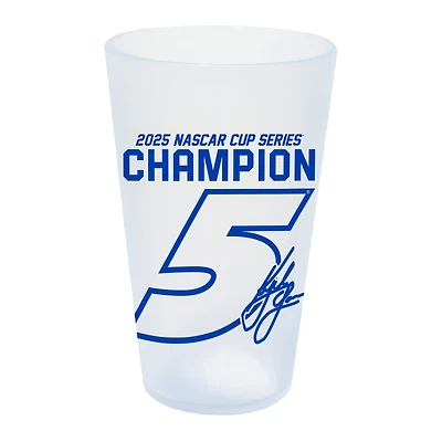 WinCraft  Kyle Larson 2025 NASCAR Cup Series Champion 16oz. Silicone Pint Glass