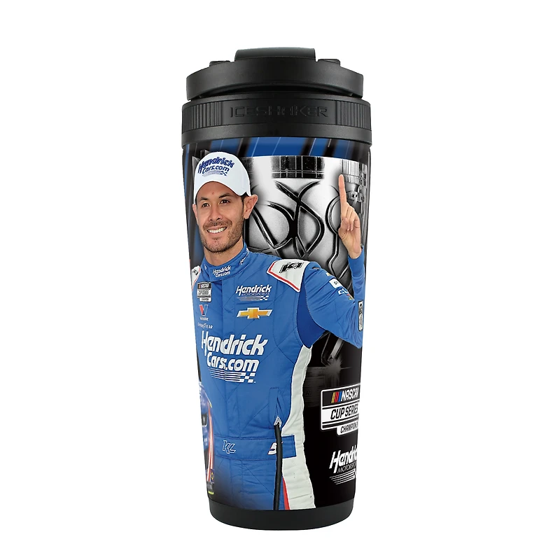 WinCraft  Kyle Larson Two-Time NASCAR Cup Series Champion 26oz. 4D Ice Shaker Bottle