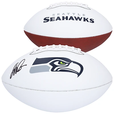 Jalen Milroe Seattle Seahawks Autographed Franklin White Panel Football