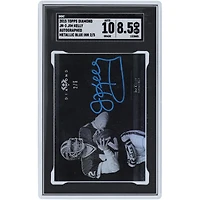 Jim Kelly Buffalo Bills Autographed 2015 Topps Diamond Blue Ink #JK-3 #2/5 SGC Authenticated 8.5/10 Card