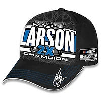 Men's Hendrick Motorsports Team Collection Charcoal Kyle Larson Two-Time NASCAR Cup Series Champion Trophy Adjustable Hat