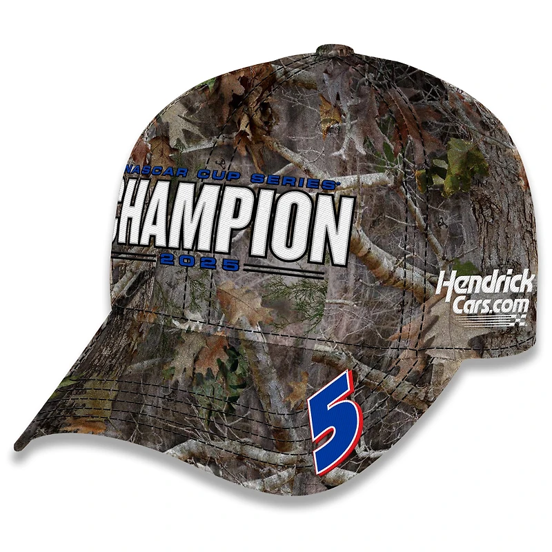 Men's Hendrick Motorsports Team Collection Camo Kyle Larson 2025 NASCAR Cup Series Champion Adjustable Hat