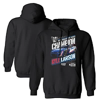 Men's Hendrick Motorsports Team Collection Black Kyle Larson 2025 NASCAR Cup Series Champion Official Hoodie