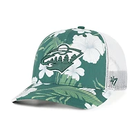 Men's '47  Green/White Minnesota Wild Beach Side Adjustable Trucker Hat
