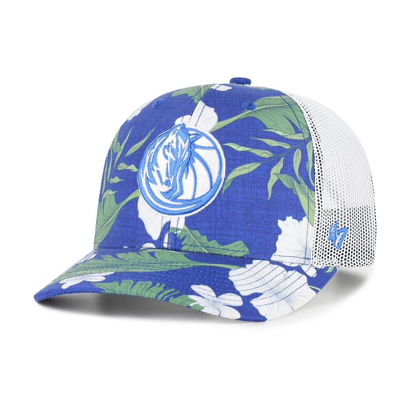 Men's '47  Royal Dallas Mavericks Beach Side Trucker Adjustable Hat
