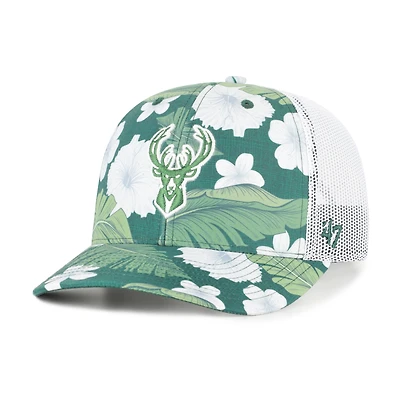 Men's '47  Green Milwaukee Bucks Beach Side Trucker Adjustable Hat