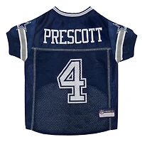 Dak Prescott Blue Dallas Cowboys Player Pet Jersey