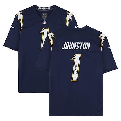 Quentin Johnston Los Angeles Chargers Autographed Navy Nike Game Jersey