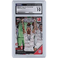 Harry Kane Bayern Munich 2024-25 Topps Now Secures First Major Trophy #189 CGC Authenticated 10 Card