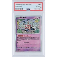 Mr. Mime 2023 Pokemon Scarlet & Violet 151 Holo #122 PSA Authenticated 10 Card