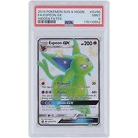 Espeon GX 2019 Pokemon Sun & Moon Hidden Fates Holo #SV60 PSA Authenticated 9 Card