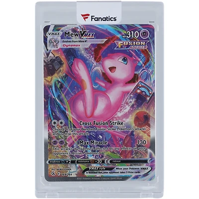 Mew VMAX 2021 Pokemon Fusion Strike Secret Rare #269 Card