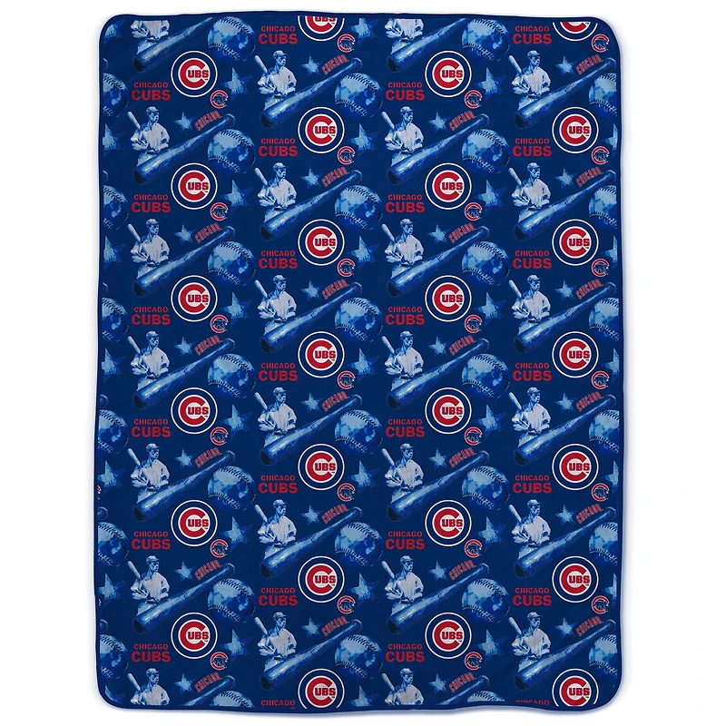 Pegasus Chicago Cubs Tonal Slugger Ultra Cozy Oversized Blanket