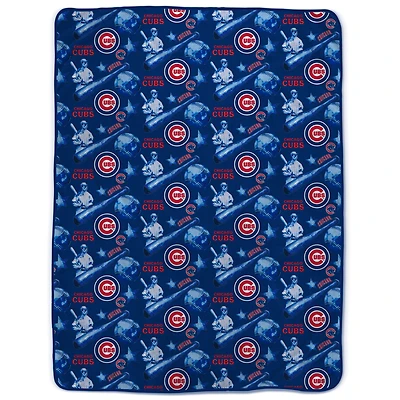Pegasus Chicago Cubs Tonal Slugger Ultra Cozy Oversized Blanket