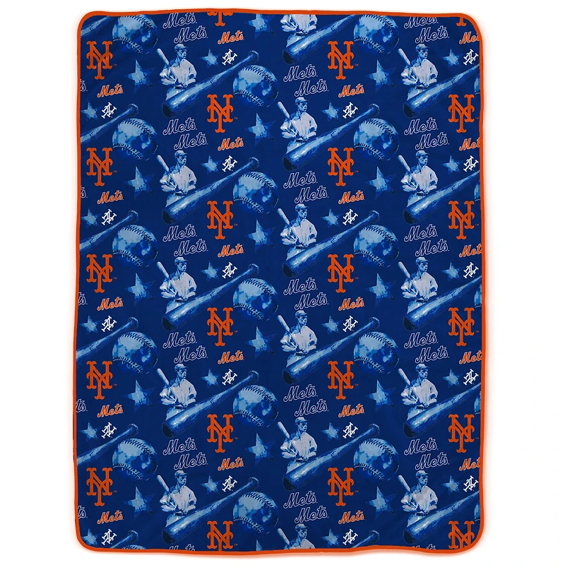 Pegasus  New York Mets Tonal Slugger Ultra Cozy Oversized Blanket