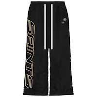 Unisex Black WRLDINVSN x New Orleans Saints Retro Baggy Pants