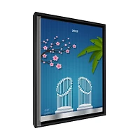 S. Preston Art & Designs Los Angeles Dodgers 2025 World Series Champions 18" x 26" Minimalist Canvas Wrap - Limited Edition of 25