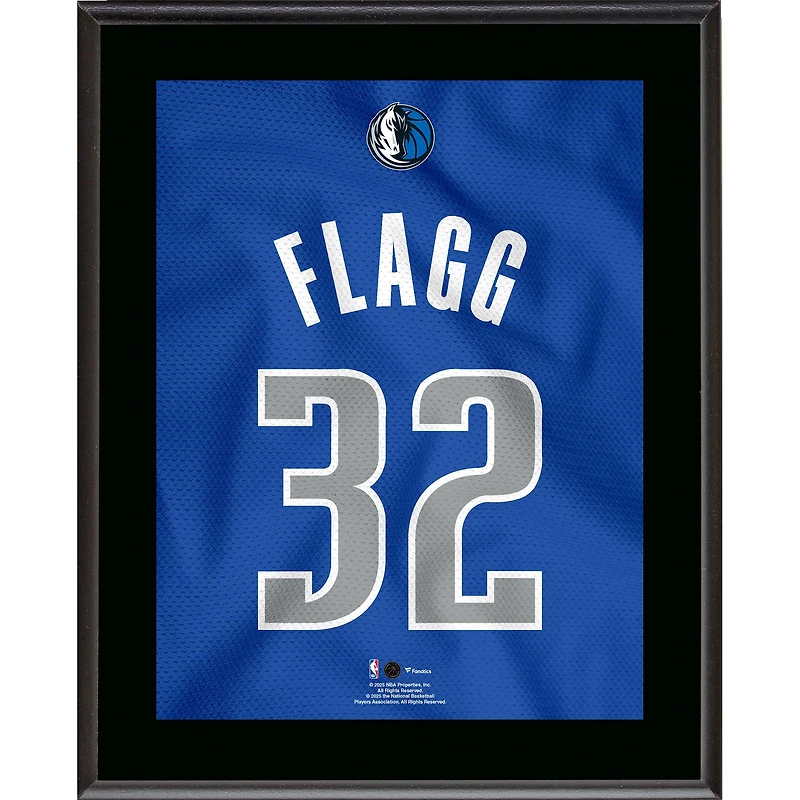 Cooper Flagg Dallas Mavericks 10.5" x 13" Jersey Number Sublimated Player Plaque