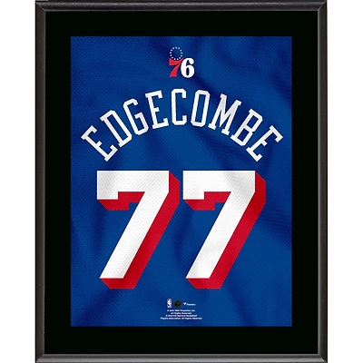 VJ Edgecombe Philadelphia 76ers 10.5" x 13" Jersey Number Sublimated Player Plaque