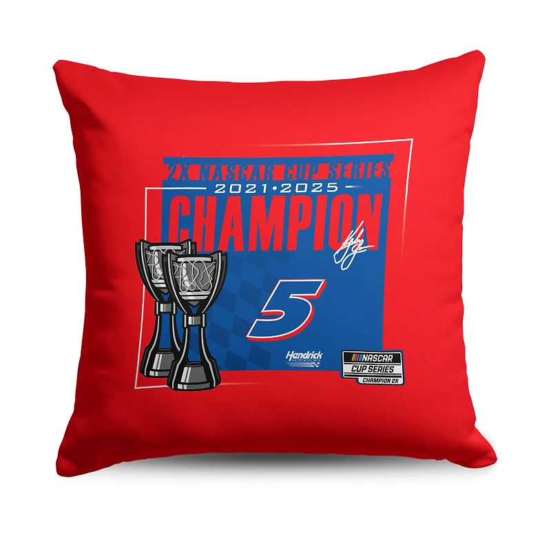 The Northwest Group Kyle Larson Two-Time NASCAR Cup Series Champion 16" x 16" Throw Pillow