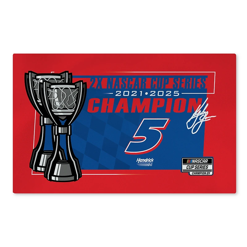 The Northwest Group Kyle Larson Two-Time NASCAR Cup Series Champion 32" x 62" Washable Rug